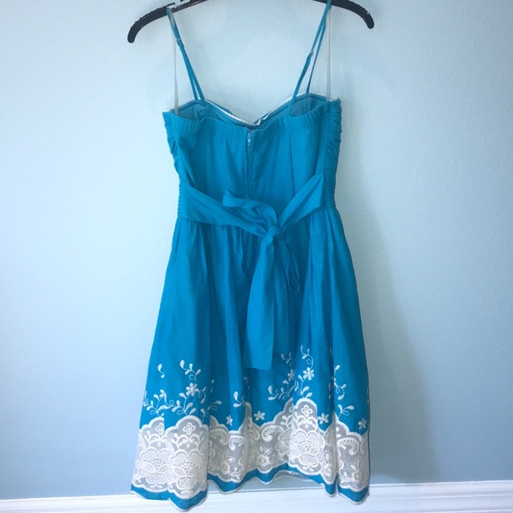 Speechless Turquoise Sweetheart Short Dress - Picture 2 of 7